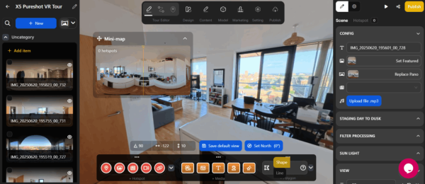 Visite virtuelle à 360°